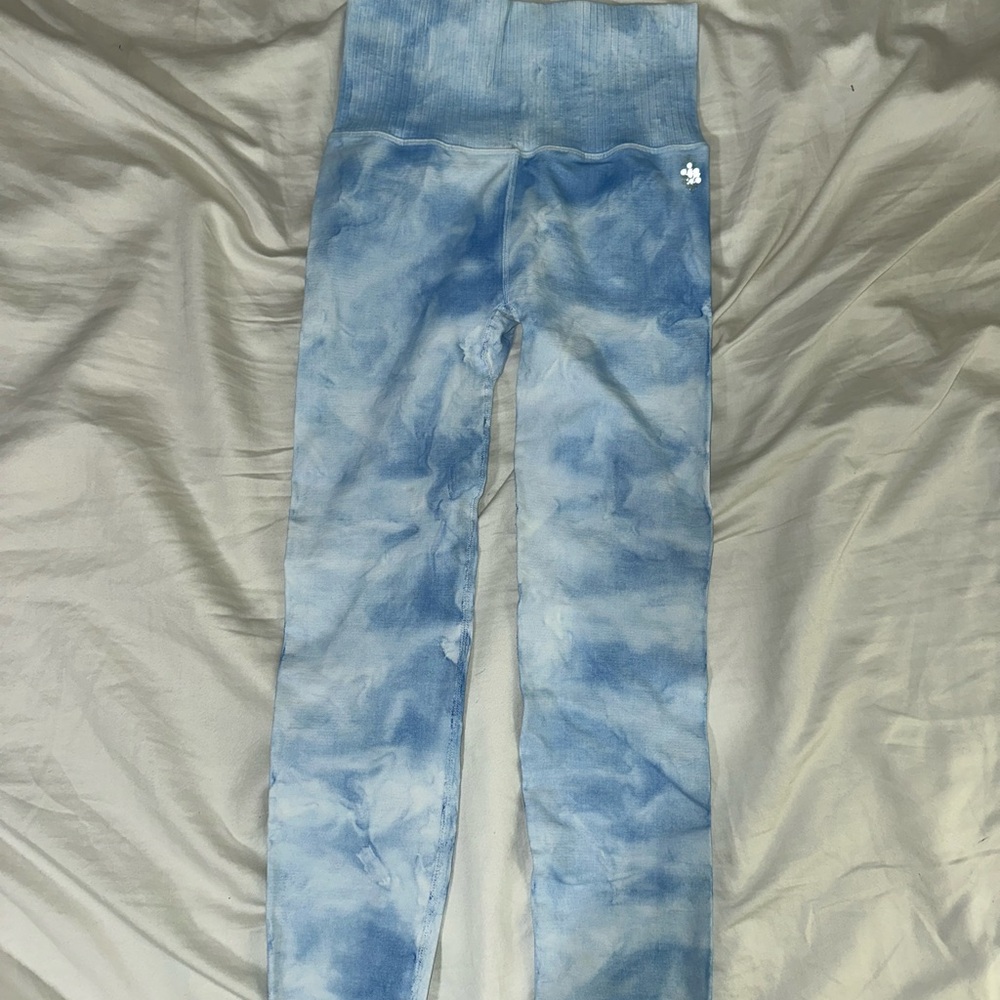 FP Movement Blue Tie Dye Leggings